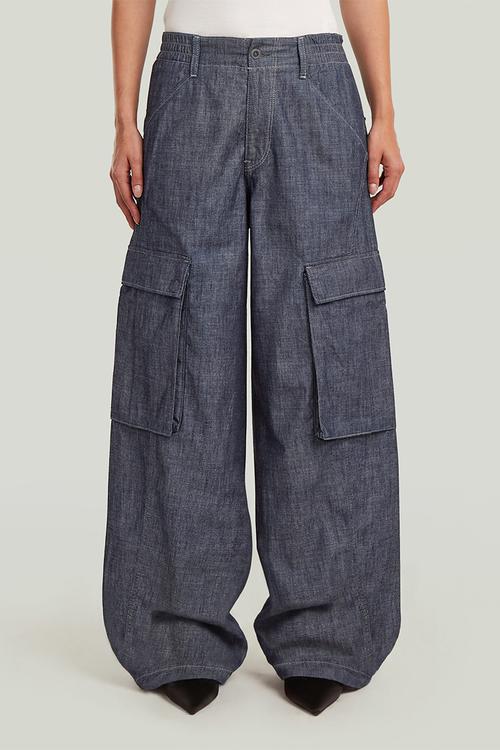Cargo summer pants wmn - rinsed