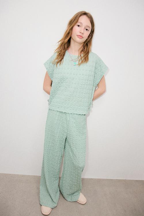 Trousers DOTSET - Turquoise / Aqua