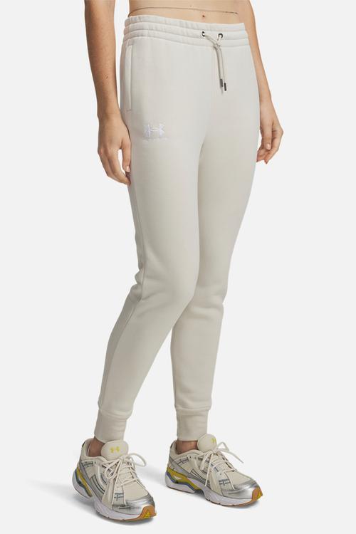 UA Icon Fleece Jogger - Summit White/White