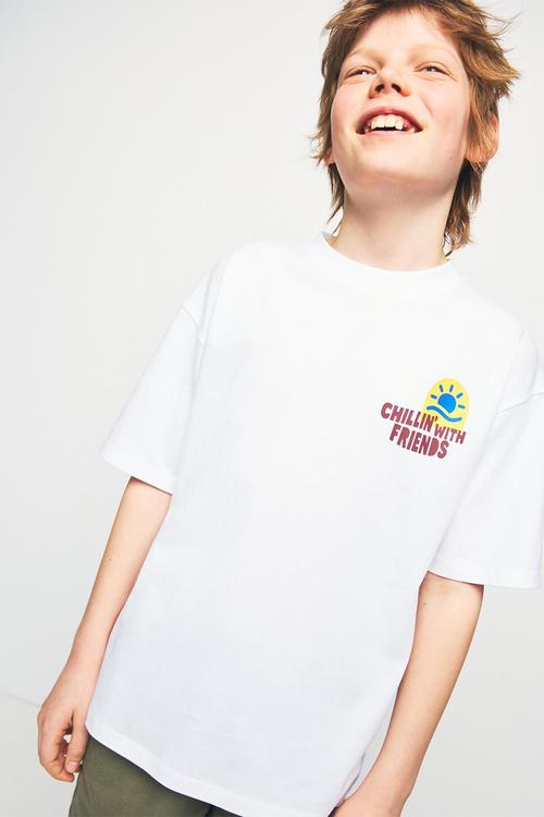 T-Shirt SKATE - White