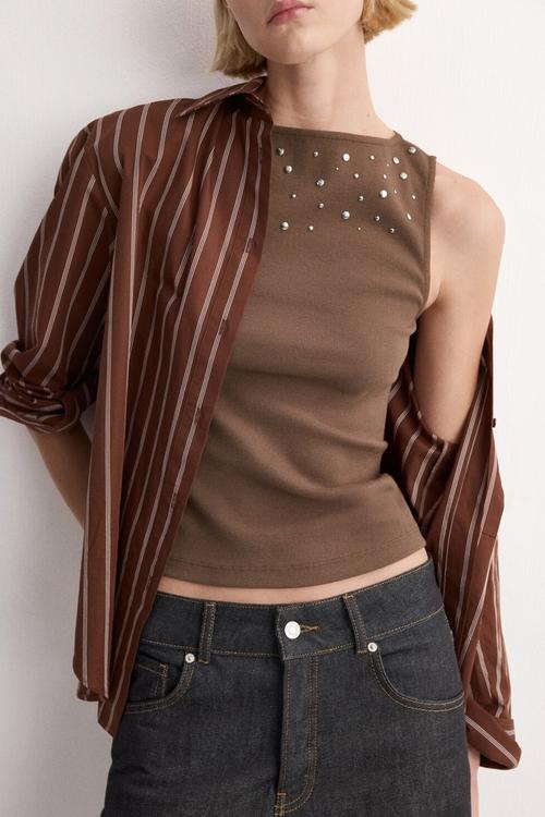 Top hex - light/pastel brown