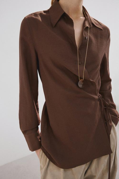 Shirt gale - brown