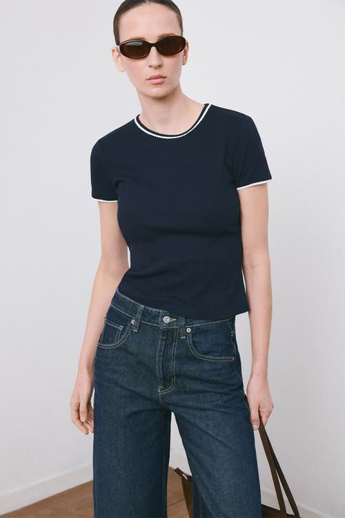 T-shirt lirio - navy