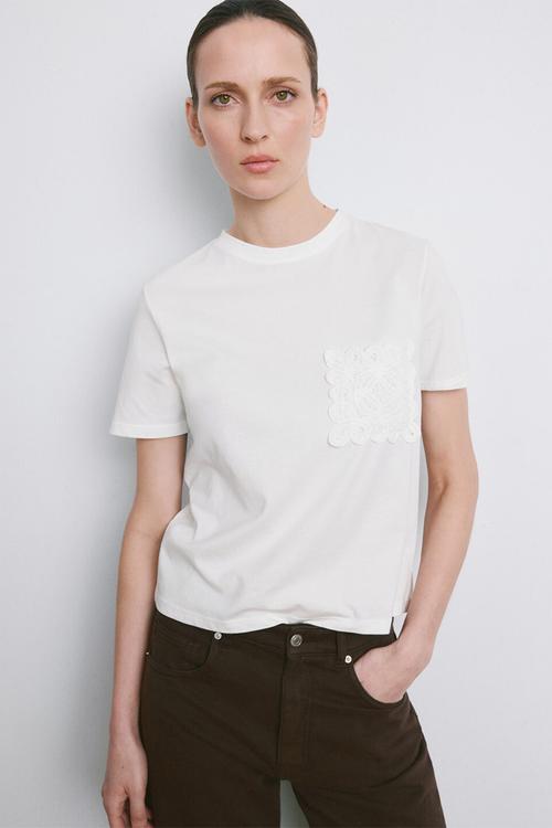 T-shirt daisy - natural