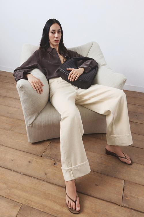 Jeans eugenie - light/pastel yellow
