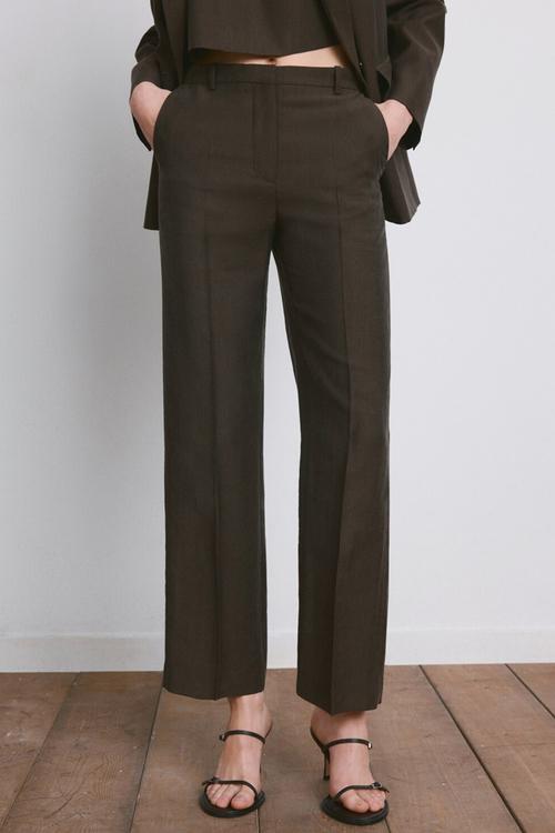 Trousers tempo - dark brown