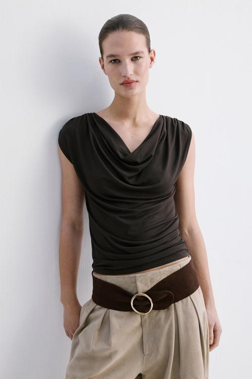 T-shirt nice - brown