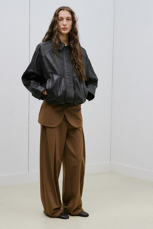 Trousers systeck- dark brown