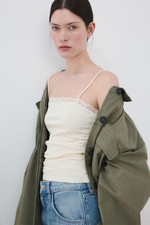 Top telma - light/pastel yellow