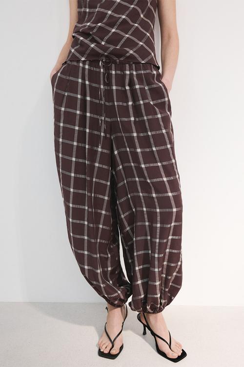 Trousers marmol - dark red