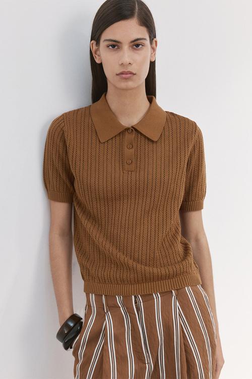 Sweater cannoli - dark brown