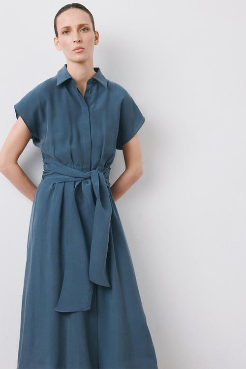 Dress maca - medium blue