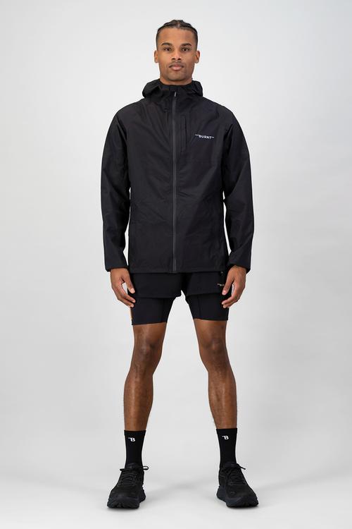 Fundamental men's waterproof jacket - black