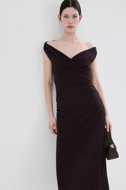 Dress lari - brown