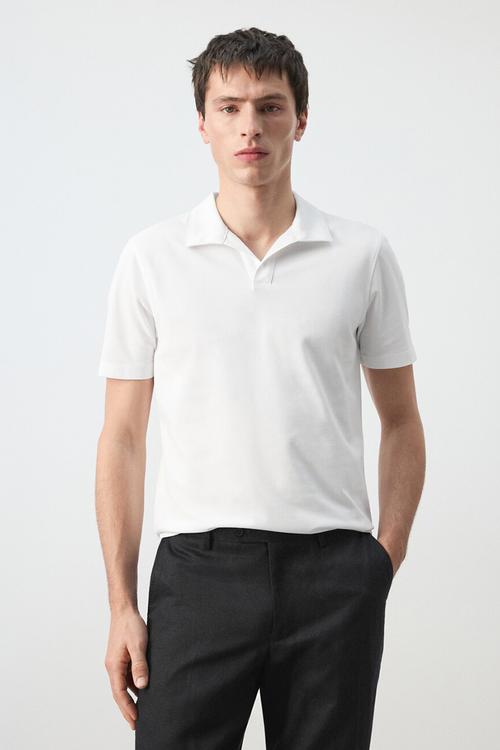 Polo Shirt Taga - White