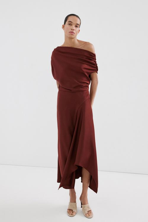Dress mery3 - dark red
