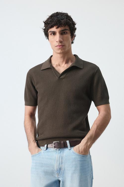 Polo Shirt Salas - Dark Brown