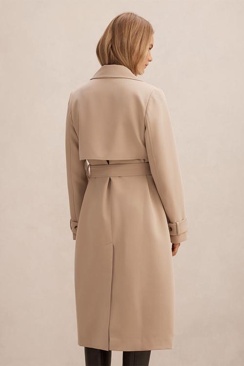 Lilah Trench Coat in Neutral
