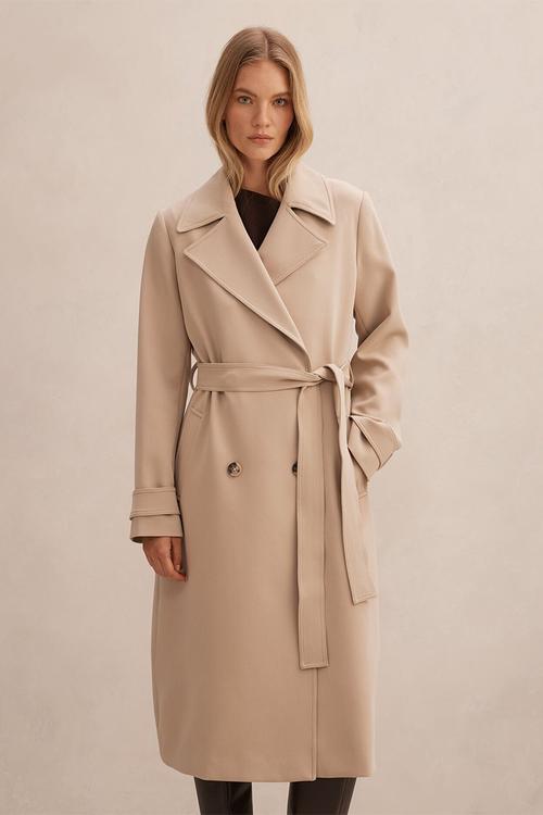 Lilah Trench Coat in Neutral