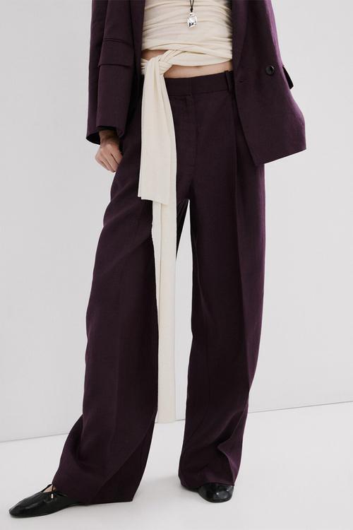 Trousers tempoli - medium purple