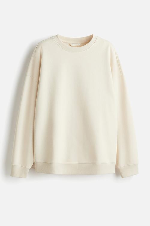 Oversized sweatshirt - cream