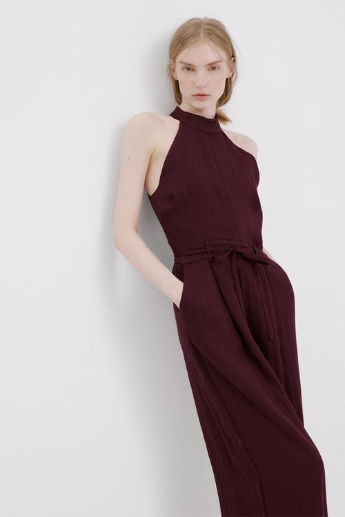 Jumpsuit barrel2 - dark red