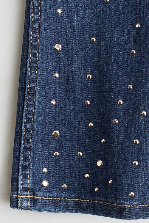 Embellished jeggings - dark denim blue