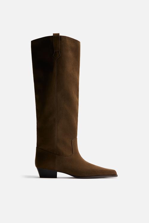 Knee-high boots - brown