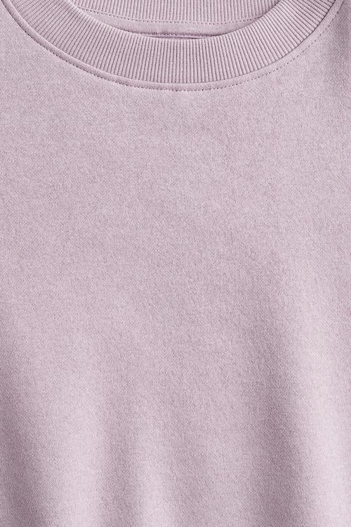 Frilled sweatshirt - light purple