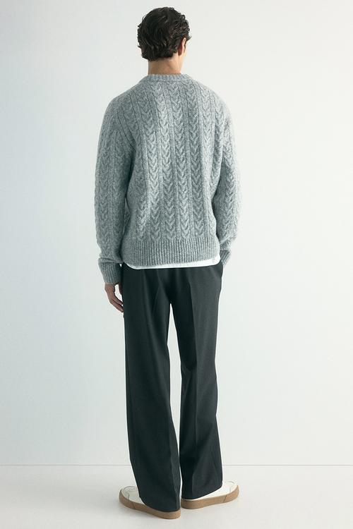 Relaxed fit trousers - dark grey