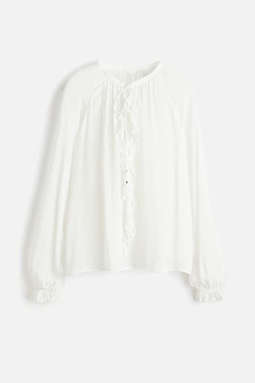 Chiffon blouse - white