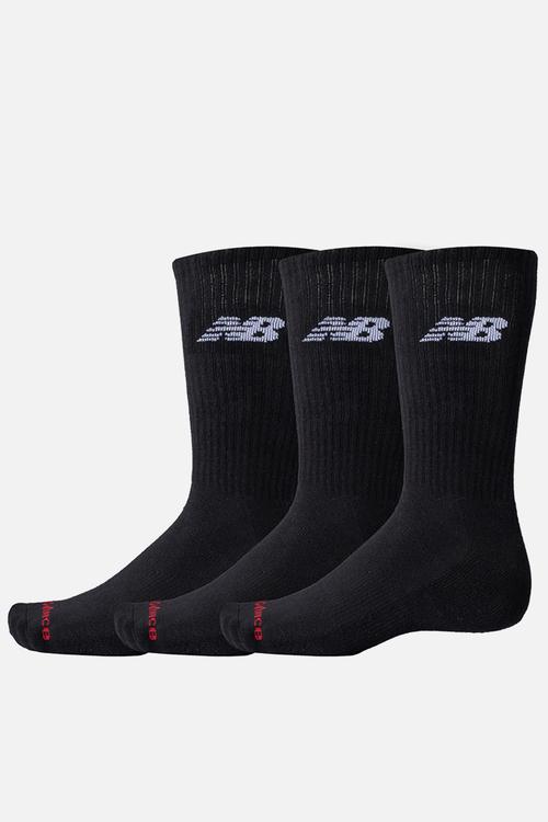 Everyday Crew Sock 3Pk - Black