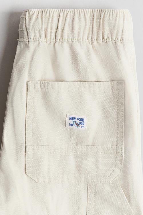 Canvas carpenter trousers - light beige