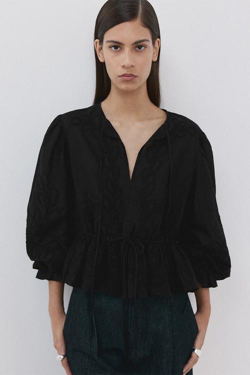 Blouse mariya - black