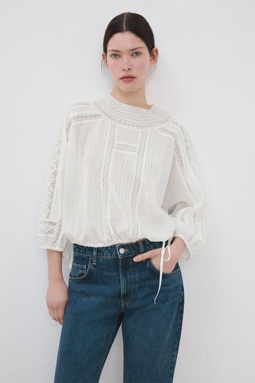 Blouse masy - natural