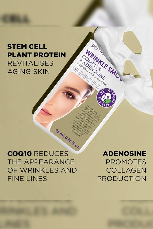 Wrinkle Smooth Complex + Adenosine Biodegradable Sheet Mask