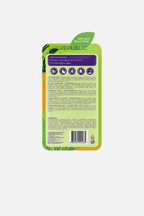 Spot Clear Tea Tree Tiger Face Mask Sheet