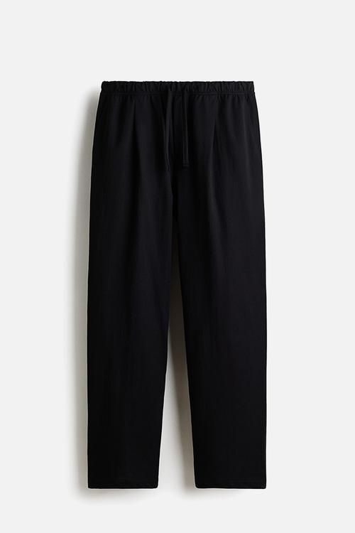 Relaxed fit trousers - dark blue