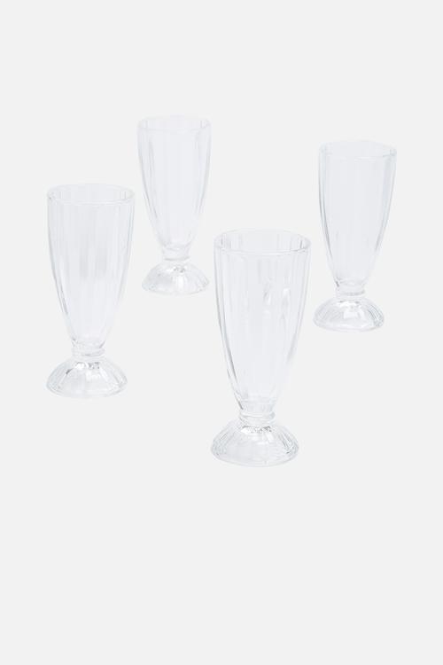 Milk shake glasses