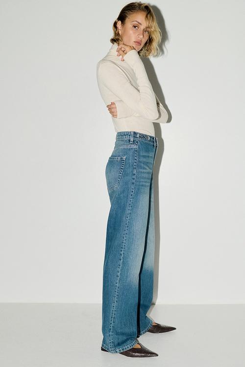 Straight high jeans - denim blue