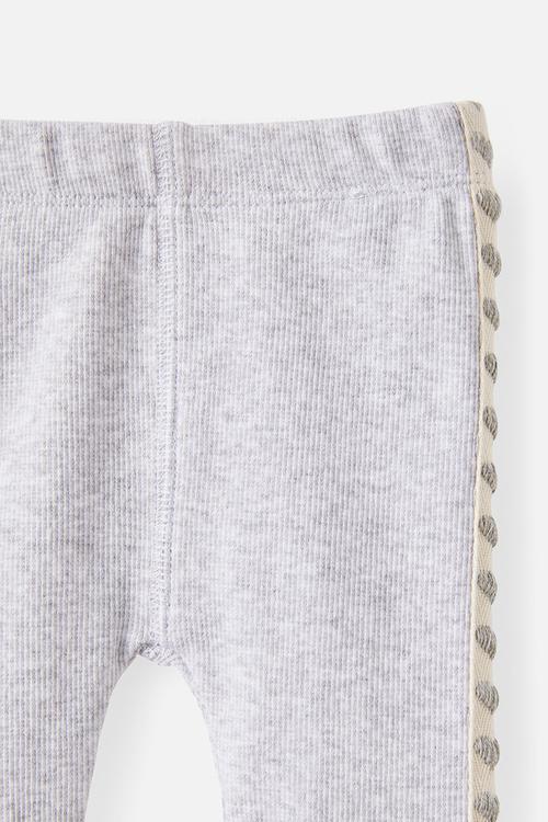 The Row Rib Skinny Legging - Cloud Marle