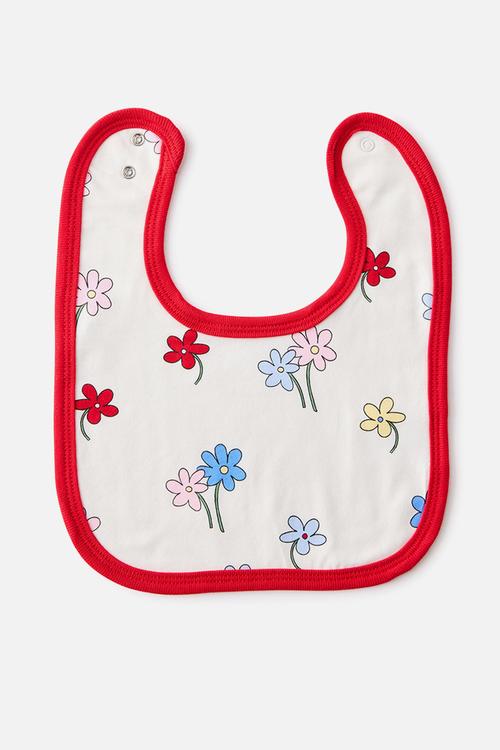 The Baby Bib - Vanilla/Meadow Floral
