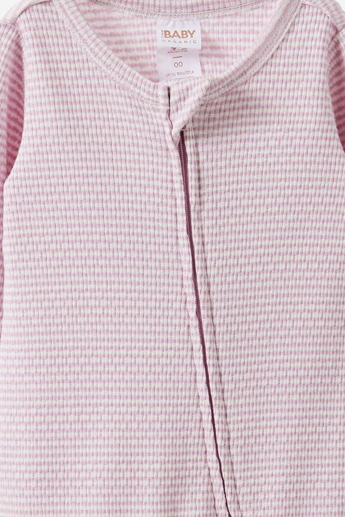 Littlie Organic Long Sleeve/Thistle/Finley Stripe