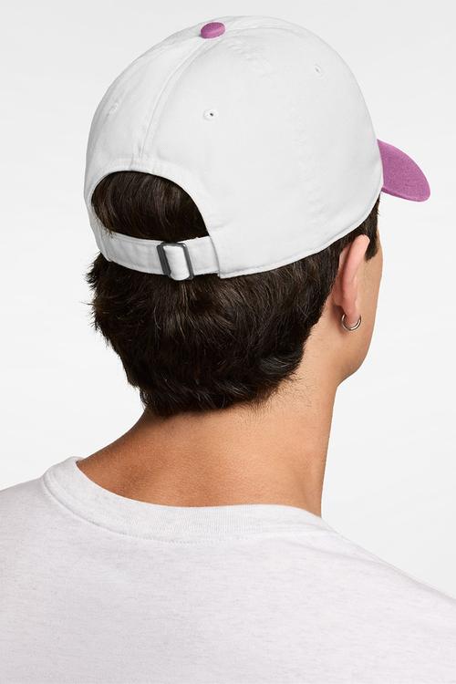Unstructured Futura Wash Cap - White/Magenta