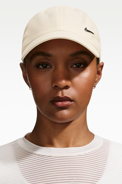 Unstructured Metal Swoosh Cap - Coconut Milk