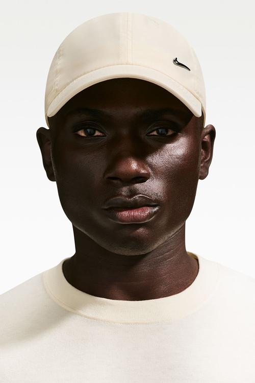 Unstructured Metal Swoosh Cap - Coconut Milk