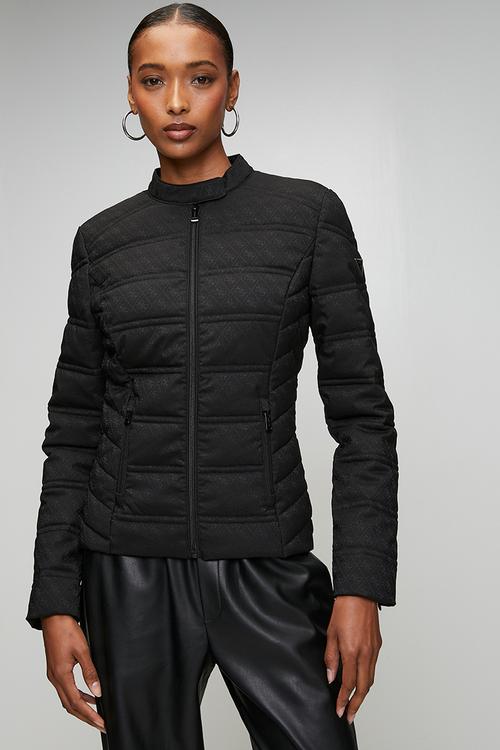 New Vona Logo Jacket - Jet Black A996