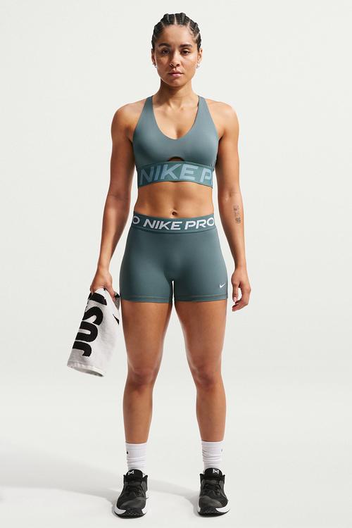 W Np Df Sculpt Ms Bra - Mineral Slate/Denim Turq/White