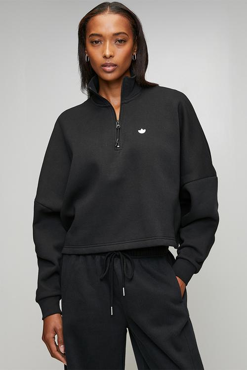 おもち　レディース　BLK S Black Outline Trefoil Shoulder Bag (3230275) | Adidas