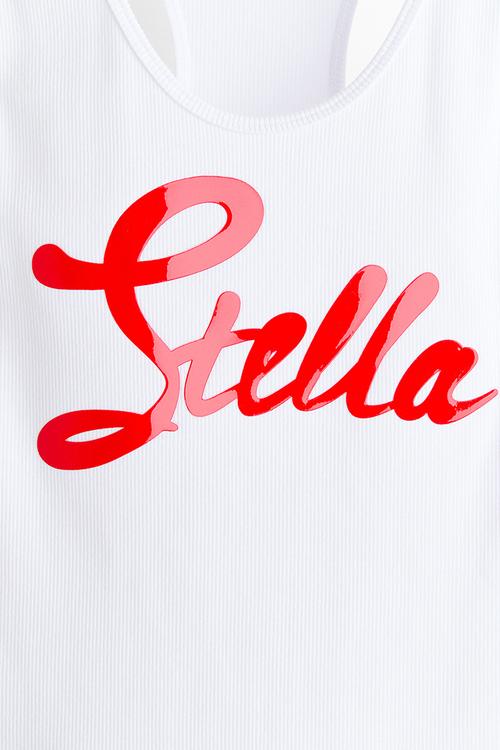 Stella McCartney H&M: Print-motif body - white